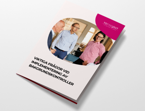 White Paper #3 – Viktiga frågor vid implementering av bakgrundskontroller