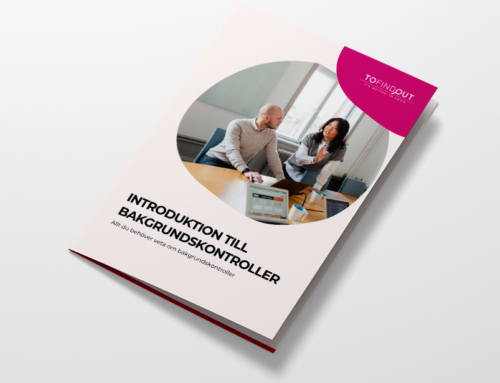 White Paper – Introduktion till bakgrundskontroller