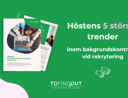 Trendspaning – hösten 2024