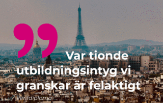utbildningsbevis frankrike