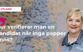 Hur verifierar man en kandidat