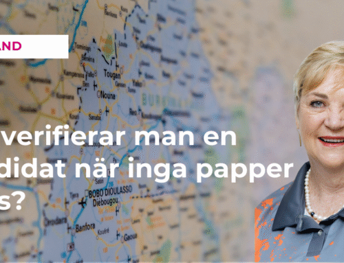 🔍 Hur verifierar man en kandidat när inga papper finns?