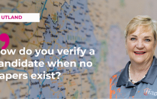 How do you verify a candidate when no papers exist?