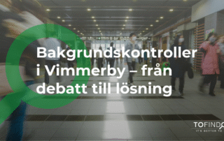 Bakgrundskontroller i Vimmerby