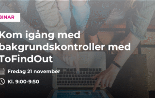 Webinar: Kom igång med bakgrundskontroller