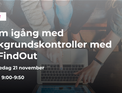 Webinar: Kom igång med bakgrundskontroller – på rätt sätt