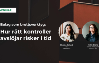 Webinar: Hur rätt kontroller avslöjar risker i tid